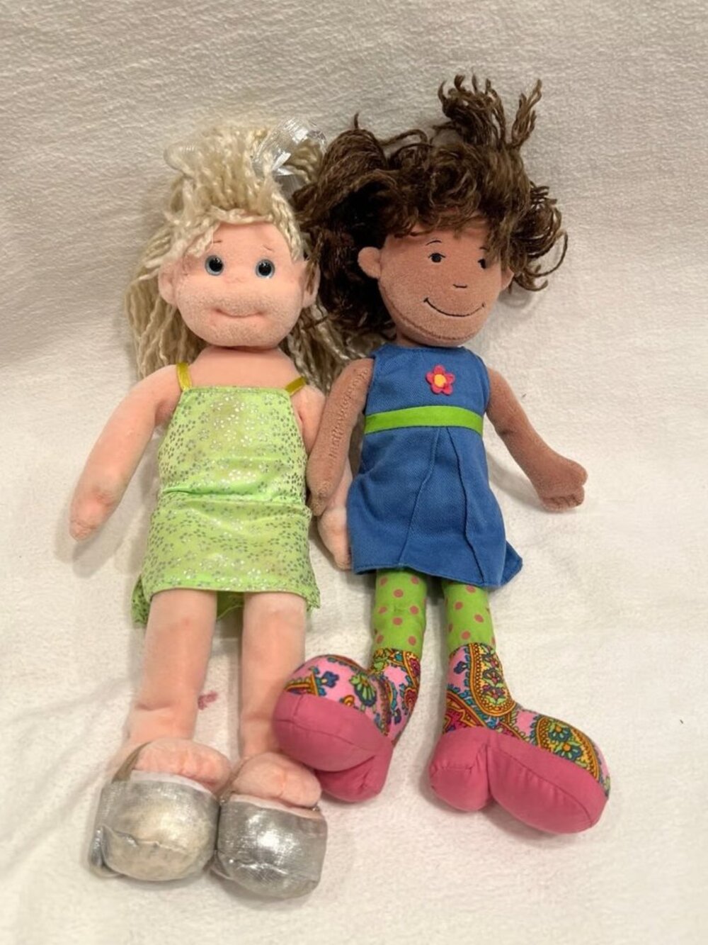 Vintage Groovy Girls Jacida & Ty Beanie Bopper Glitzy Gabby dolls